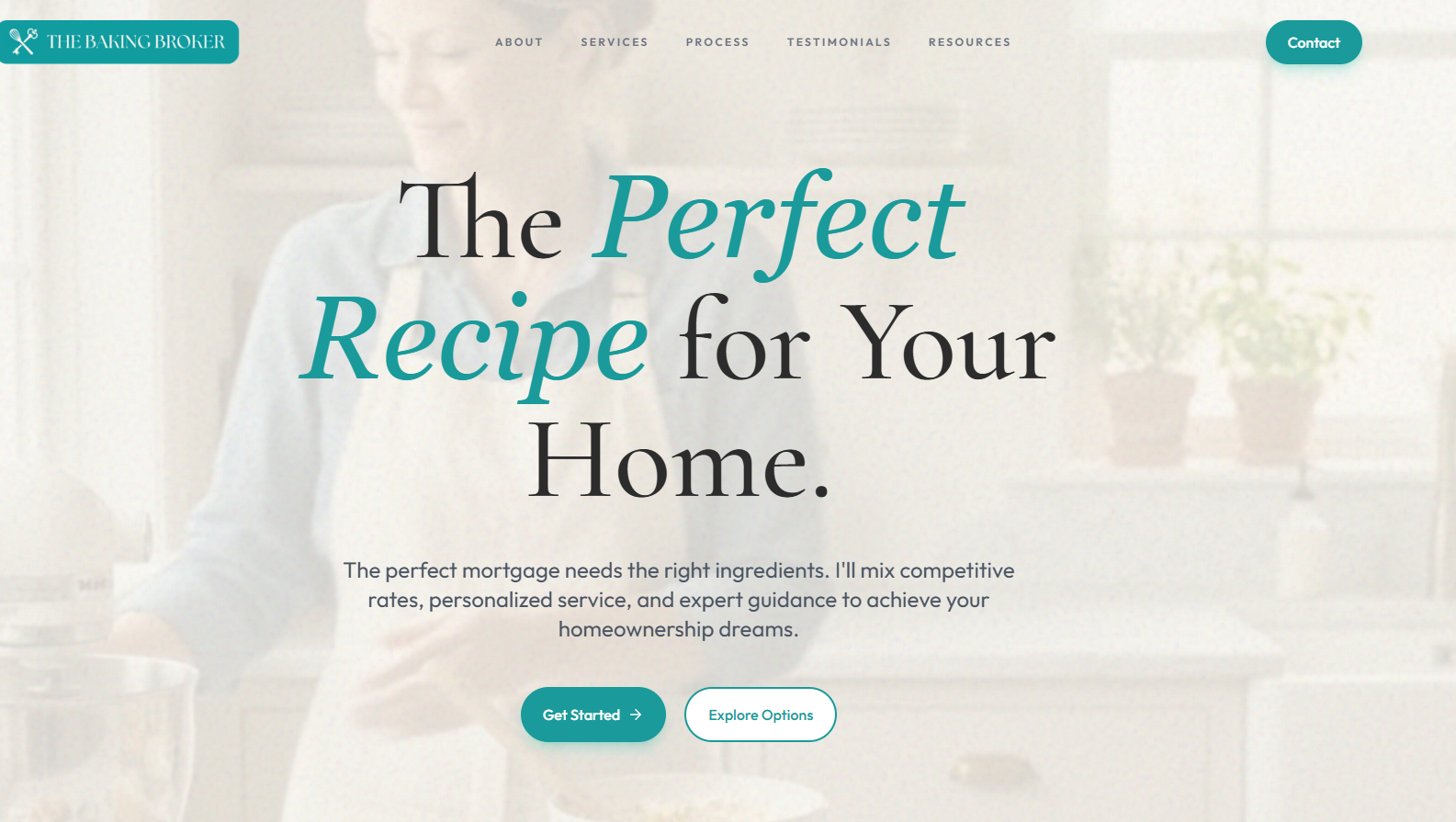 The Baking Broker website